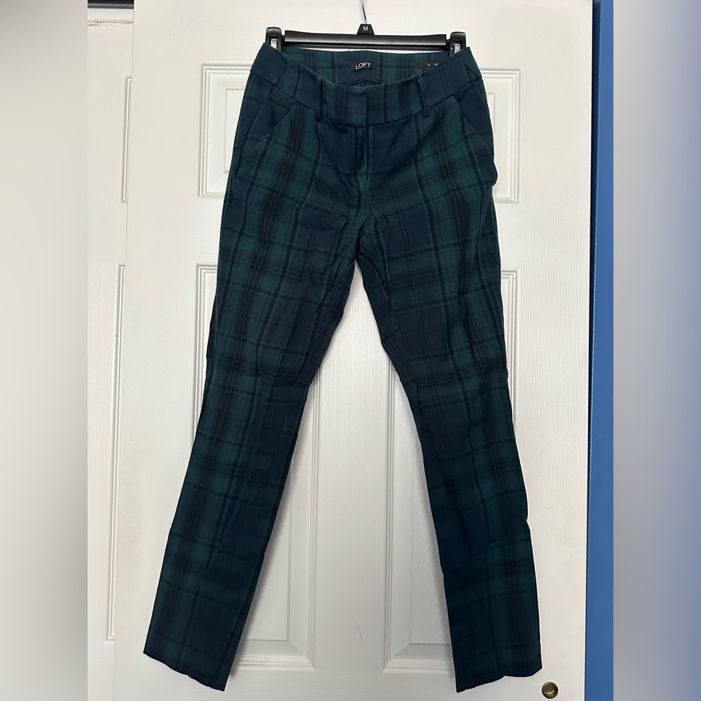 LOFT plaid pants